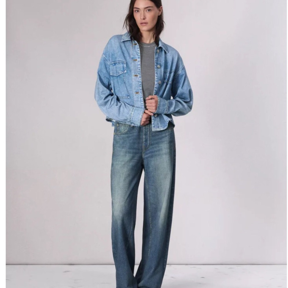 Mila Rosabella Sweatpants Jeans. Size Small, Denim look. NWT